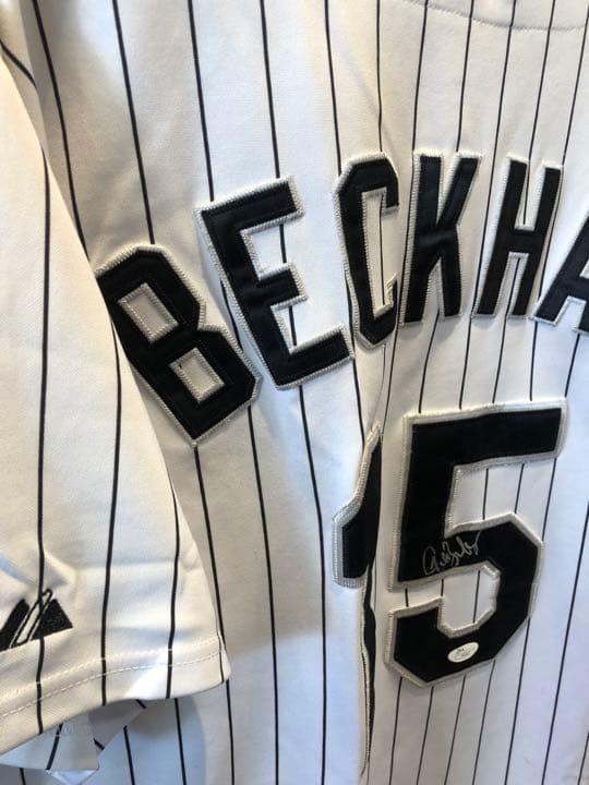 【SALE】MLB ゴードン・ベッカム直筆サイン入りユニフォーム