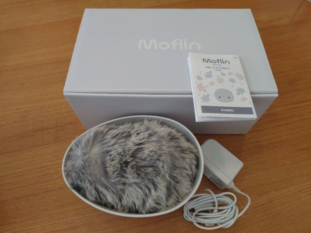 CASIO　AIロボット　モフリン　Moflin　グレー