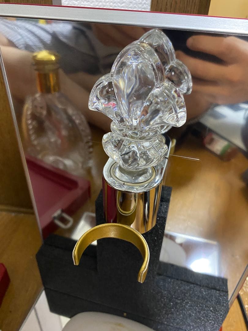 【空き瓶】ルイ13世 美品　ブランデー バカラクリスタルボトル