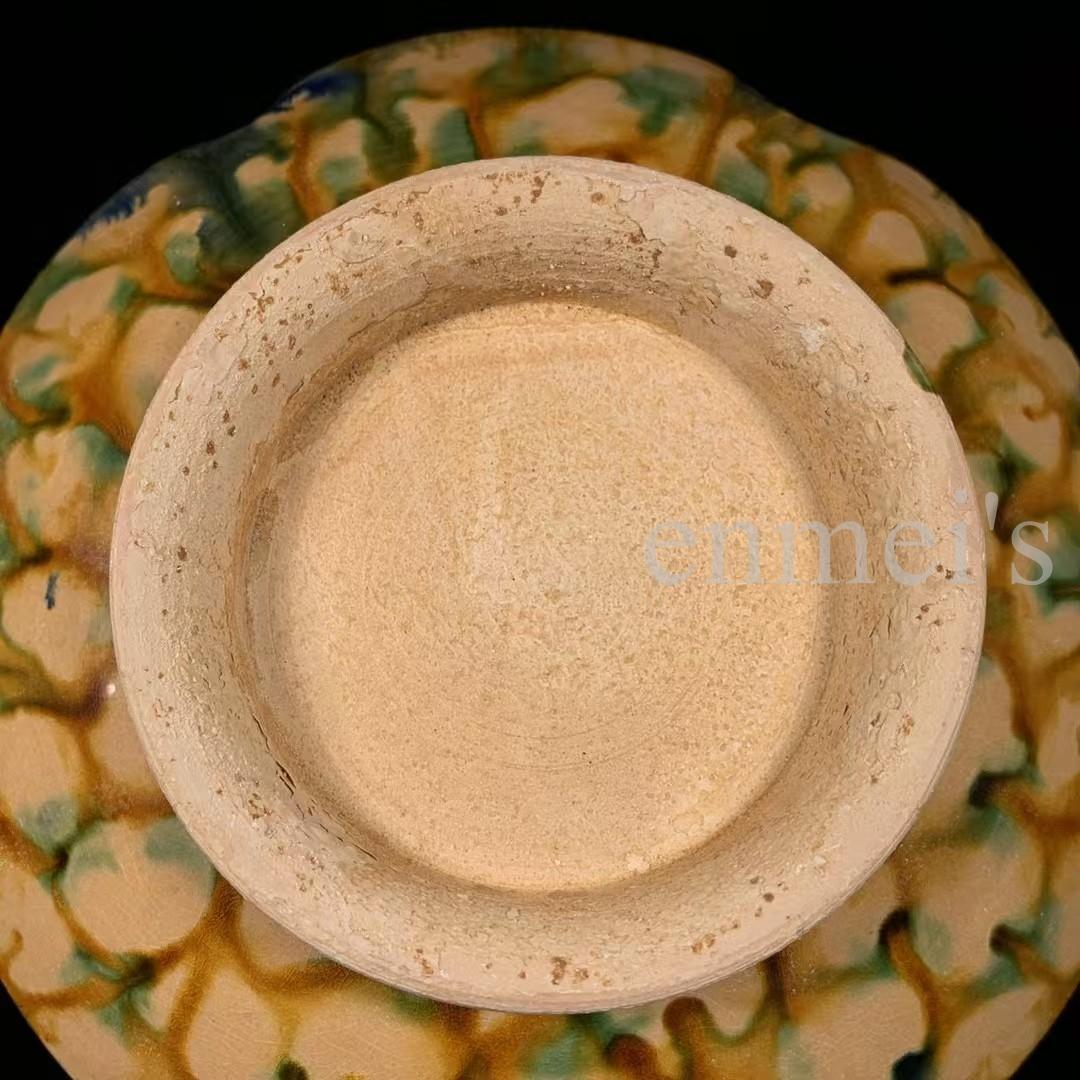 中国古美術・唐三彩・葵口盞托・陶芸・文房具・置物・茶道具・古道具