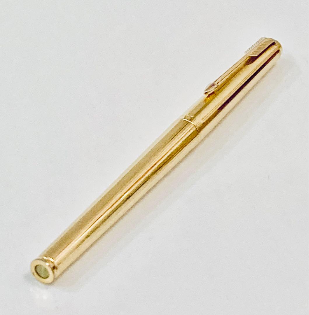 レア◆パーカー 75インシグニア 高級ボールペン USA製 ゴールド 14金張り