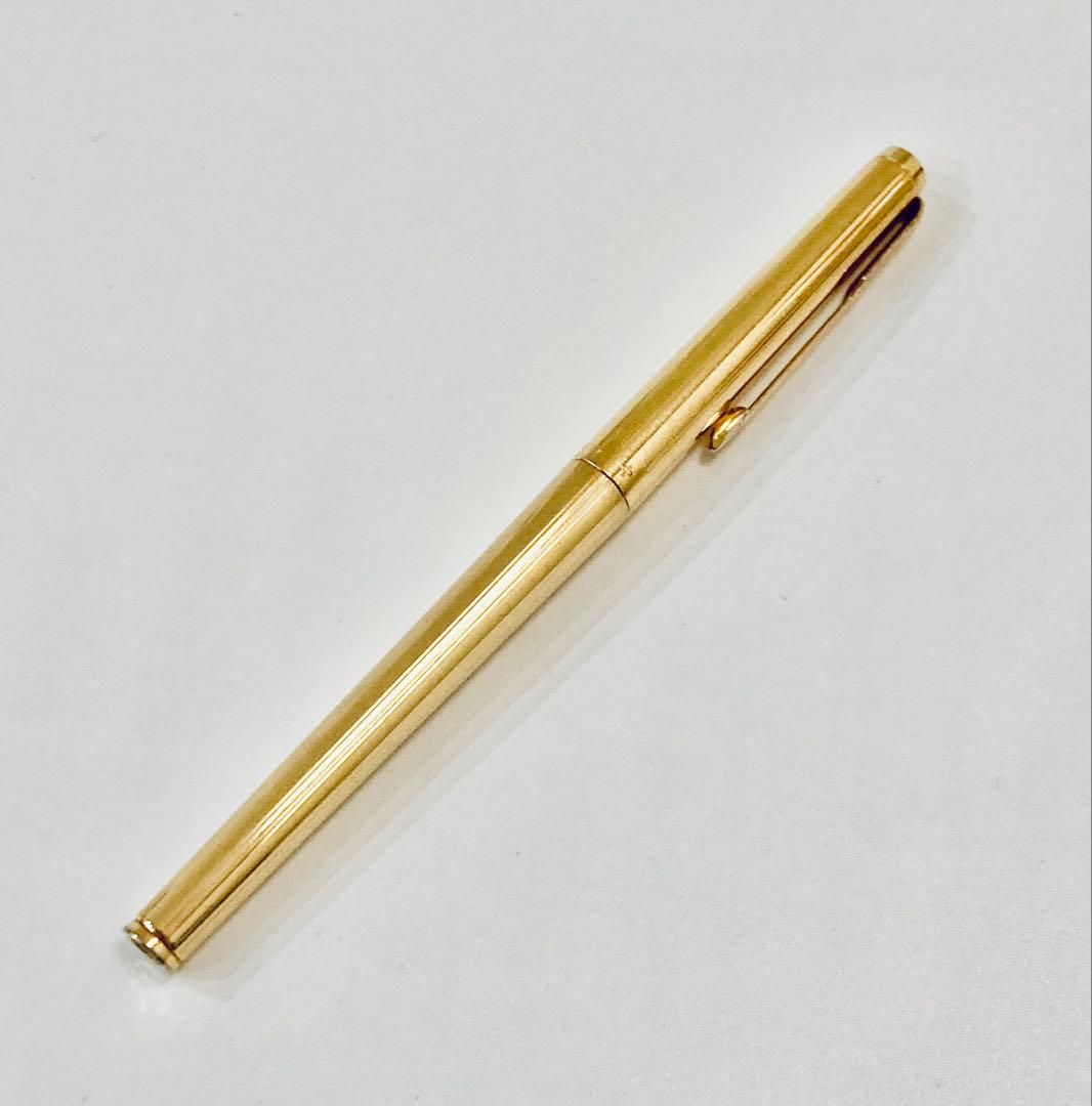 レア◆パーカー 75インシグニア 高級ボールペン USA製 ゴールド 14金張り