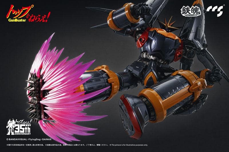【新品】CCSTOYS 鉄魄 トップをねらえ! ガンバスター 合金可動フィギュア