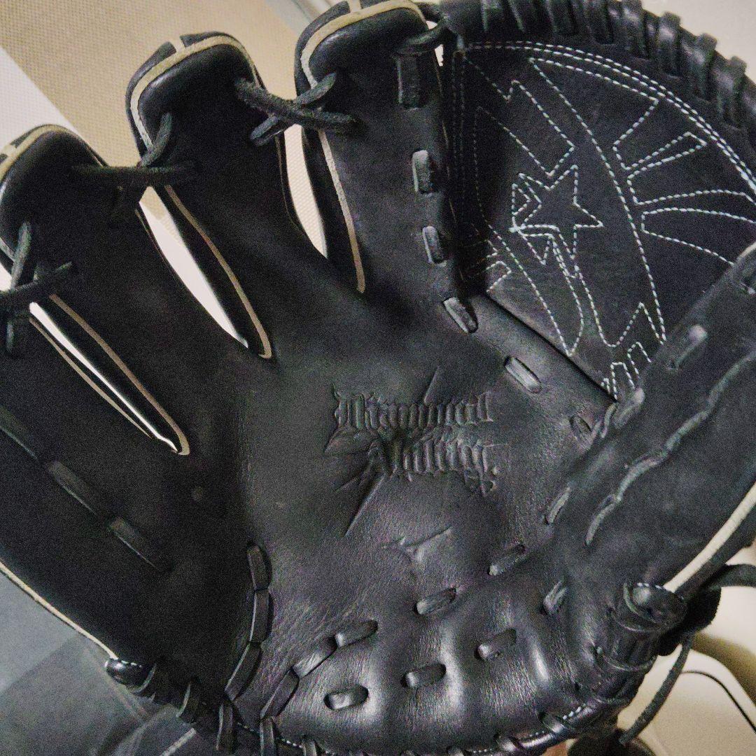 Mizuno 軟式野球用グローブ 黒　ピッチャー用