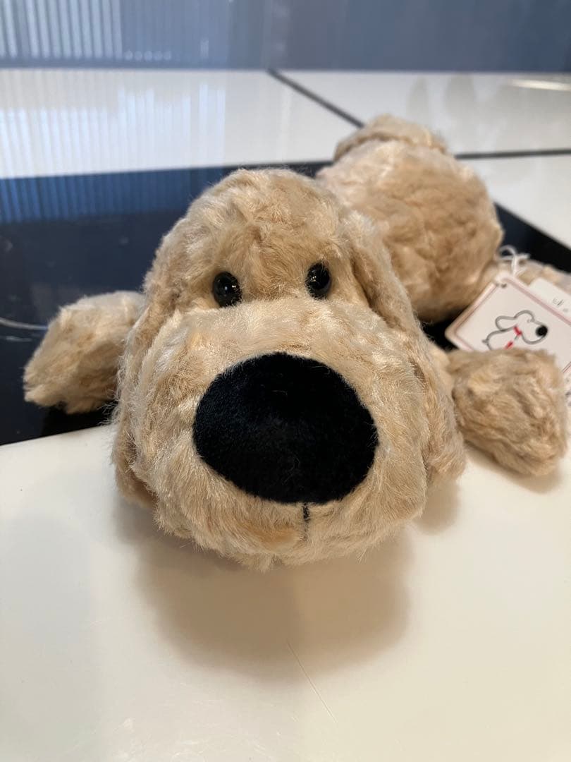 ★保留中★【新品未使用・ラスト１匹・日本製】子犬のるーくMサイズ　モカ