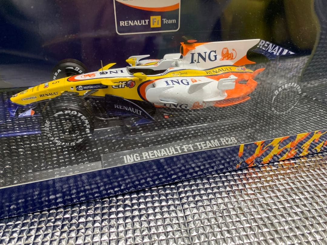 【F1 INGルノー R28 NOREV 2008年 アロンソ1/18】