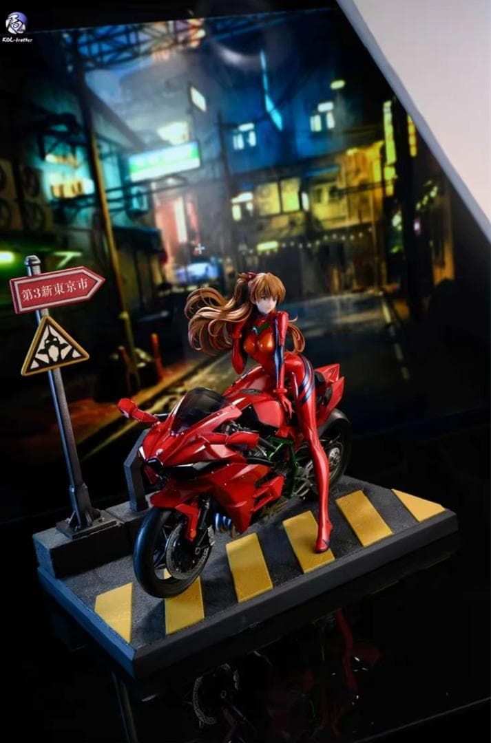 新世纪エヴァンゲリオン アスカ・ラングレー 樹脂 彫刻フィギュア 海外限定