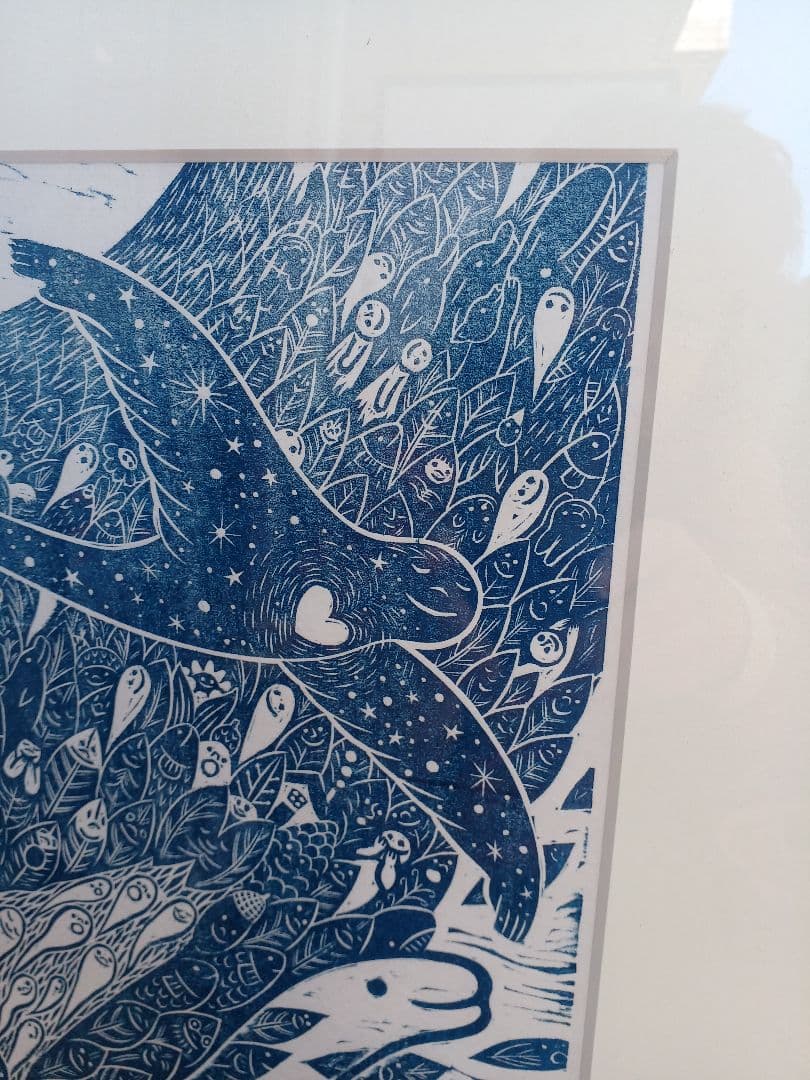 版画　小林煌さんの作品