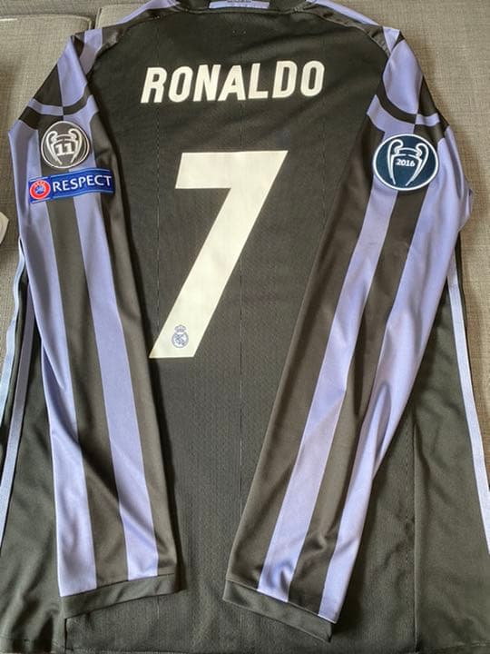16/17レアルマドリード#7 RONALDO CL選手支給