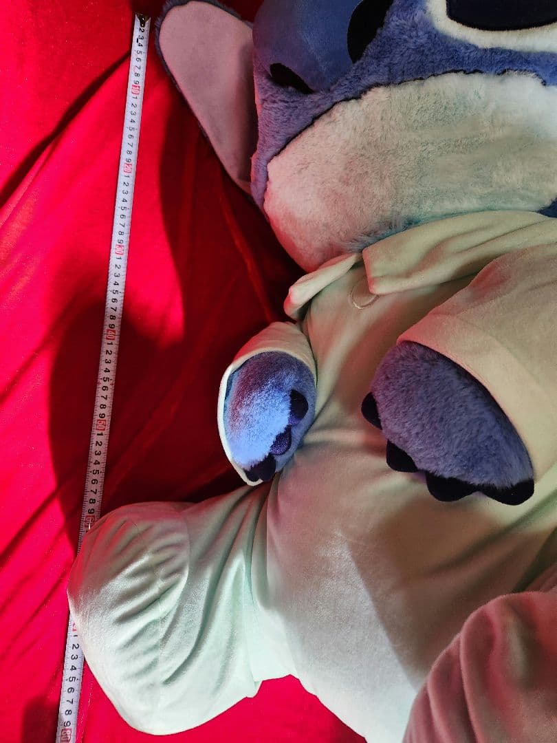 ディズニー　スティッチ　ぬいぐるみ　スーパービッグ　高さ約７５cm　パジャマ