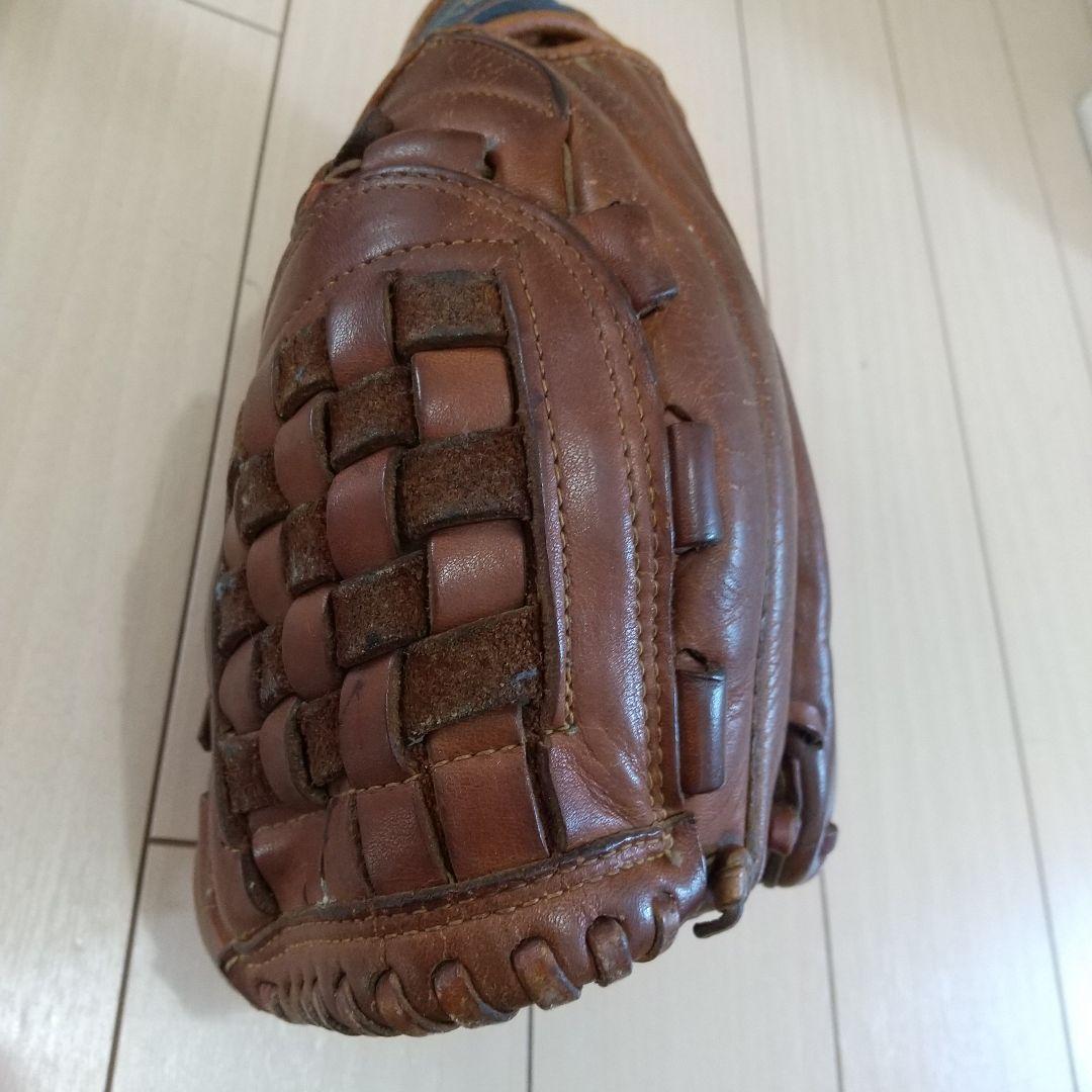 昭和レトロ　当時もの　ビンテージ　ミズノ　大人　軟式グローブ