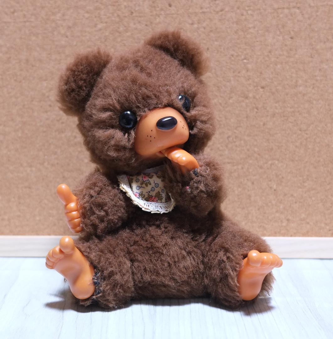 昭和 レトロ こぐまのコロたん 仲間 茶クマ 1970年代 ぬいぐみ