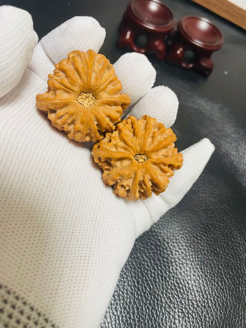 厚揚げNo.407❤️遊ぶクルミ　文玩核桃 希少変高級種龙门涧