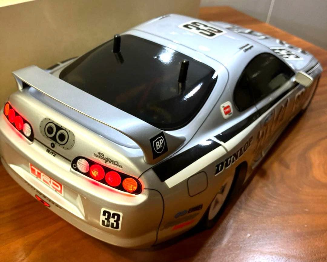 電飾付き タミヤ SP.1291 トヨタ 80スープラ スペアボディ