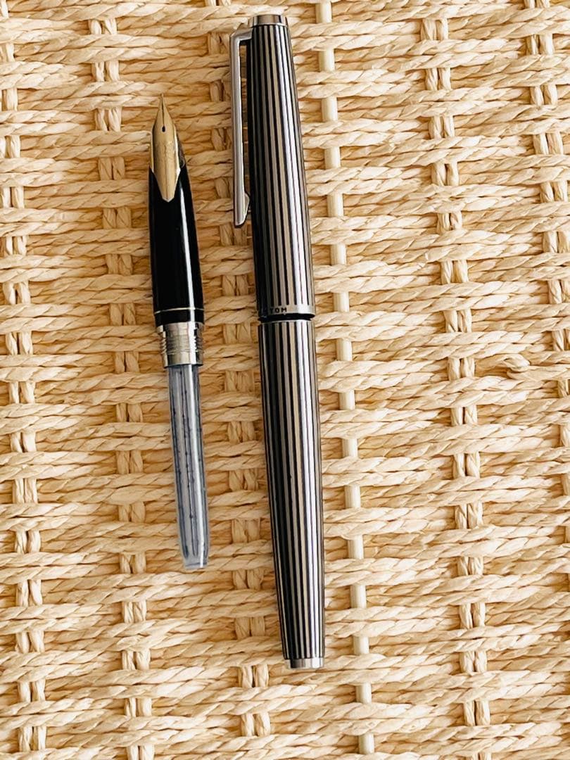 パイロットカスタム　18K-WG 万年筆 美品