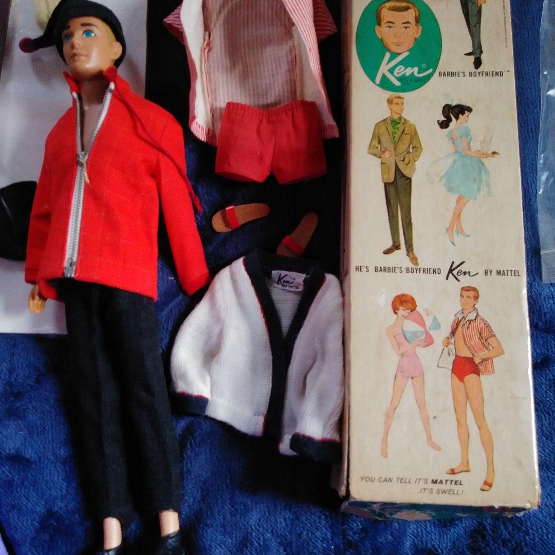 ❣️希少#ビンテージバービー#ケン…1960年#USA製#ケン着せ替え衣装付き～