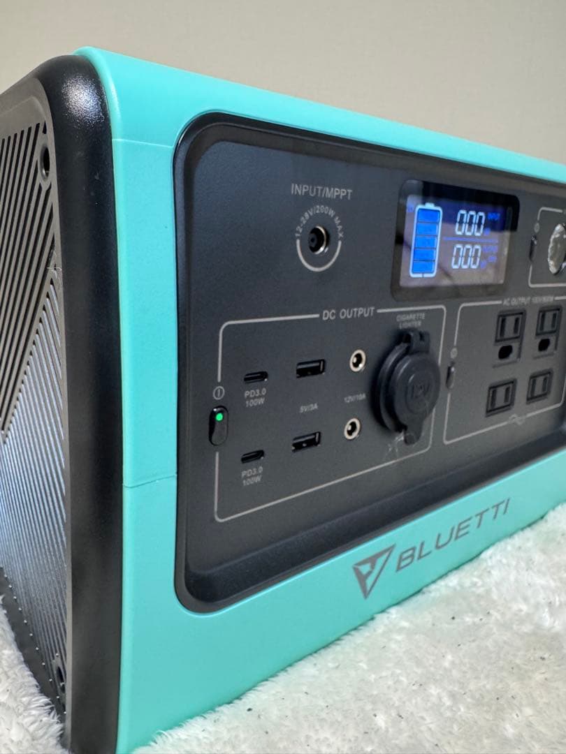 BLUETTI ポータブル電源 EB70S ミントグリーン