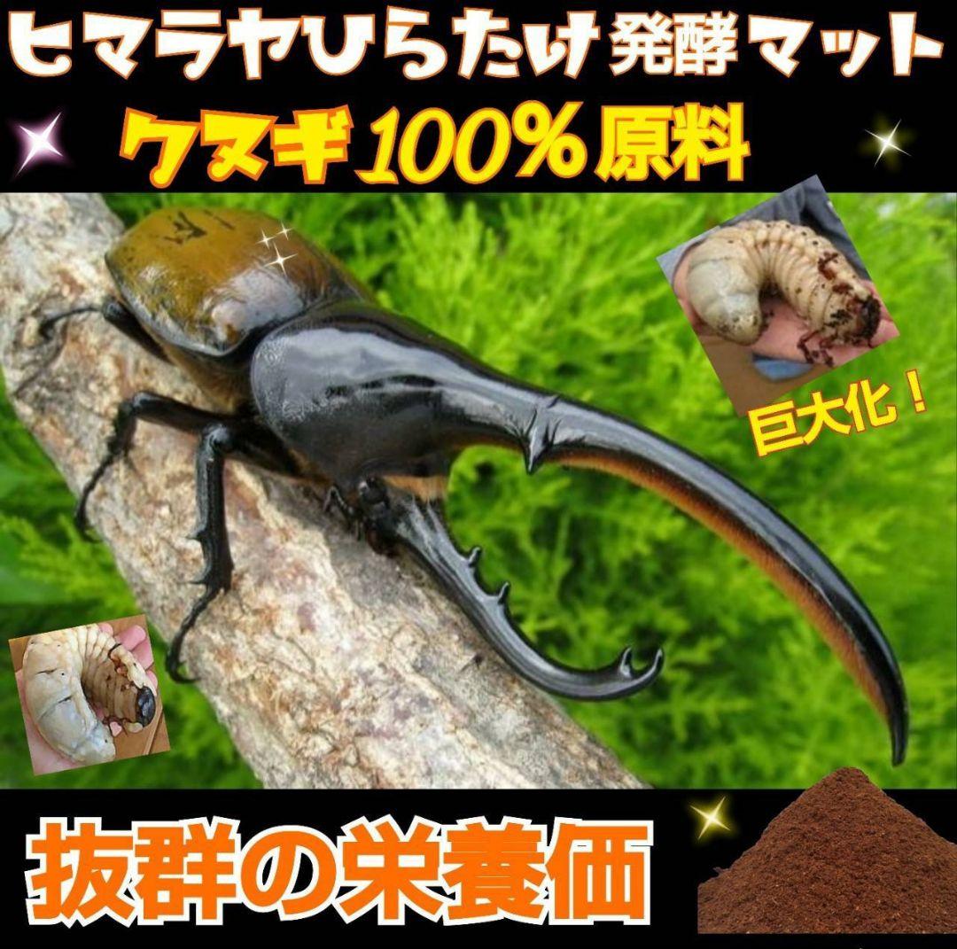 カブトムシ幼虫が大きくなる！発酵マット【90リットル】保存に便利なチャック付き袋