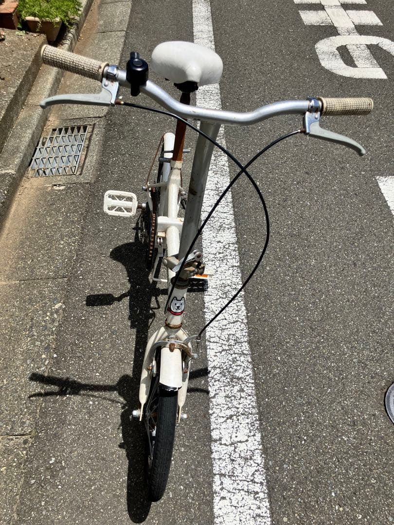 大幅値下【送料込】お父さんバイク★折りたたみ自転車★ソフトバンク★USED