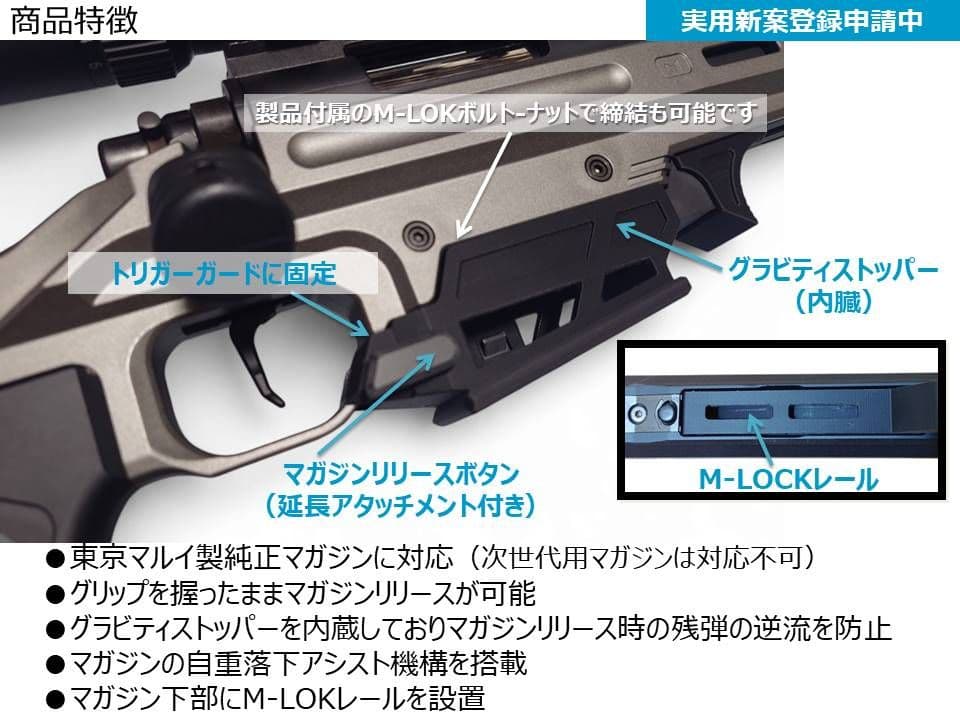 VSR-ONEマガジンアダプタVer2 ＆ ストックアダプタTypeBセット