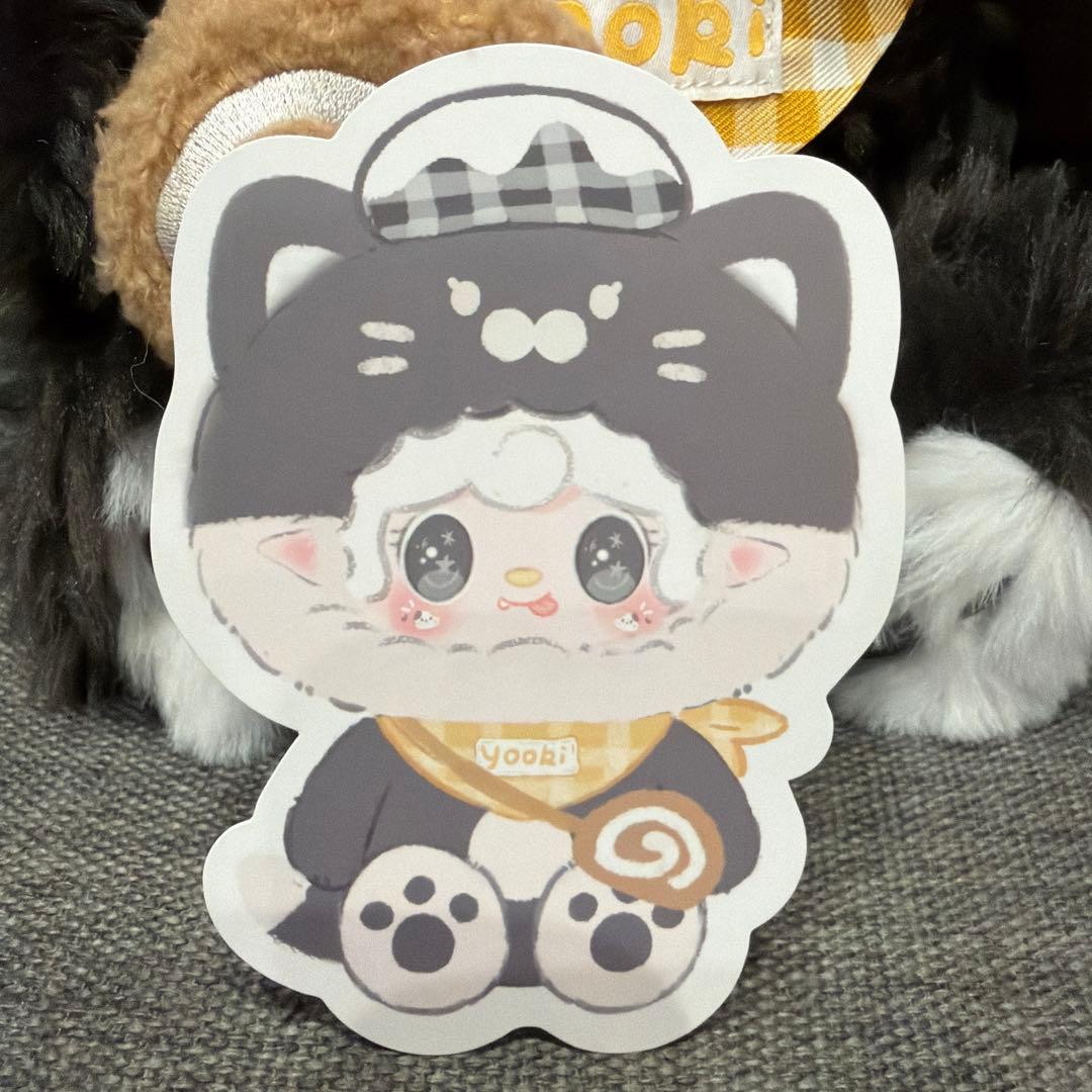 yooki ヨーキ 新作 600% 黒猫 ぬいぐるみ