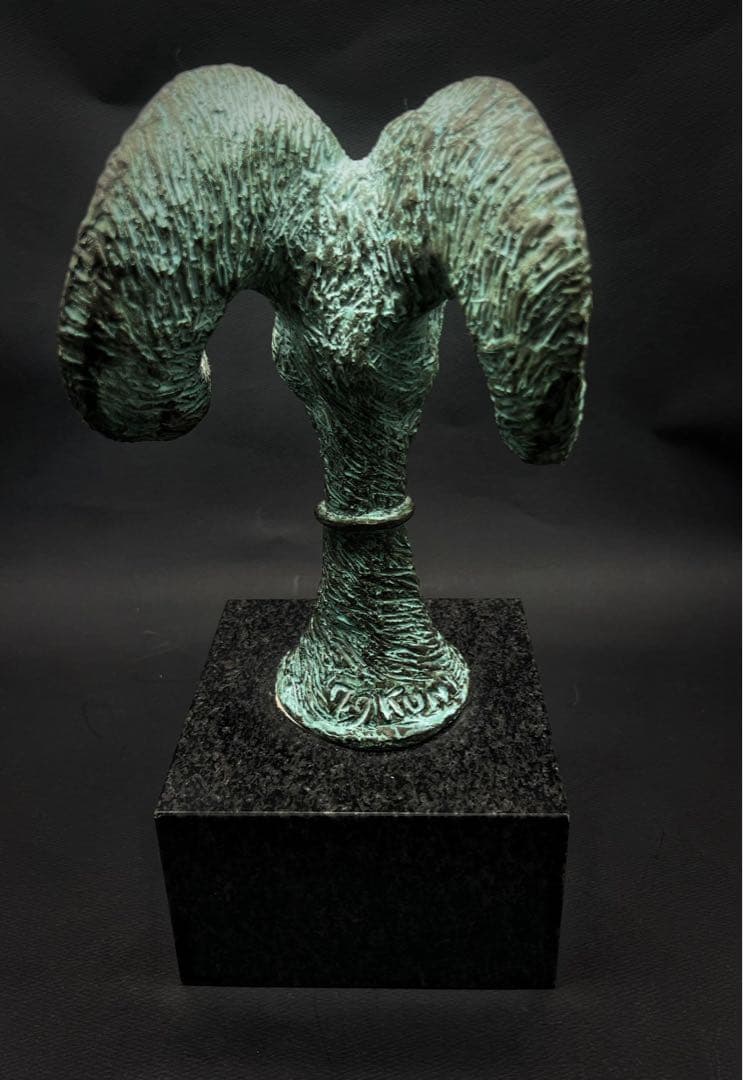 美術品 現代アート 羊の頭 置物 インテリア オブジェ