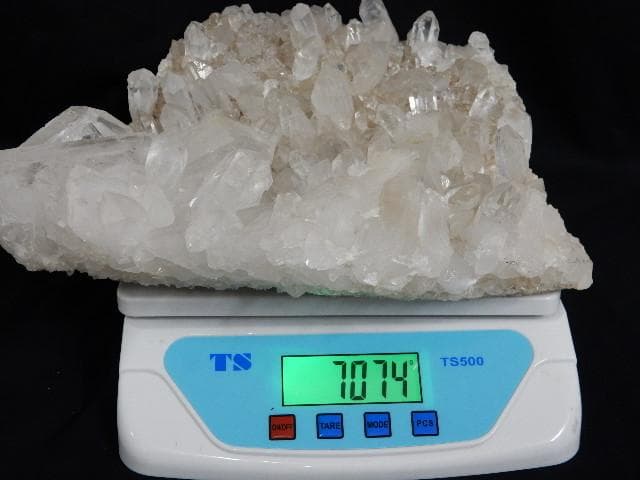 水晶クラスター 水晶 原石 特大 ７kg