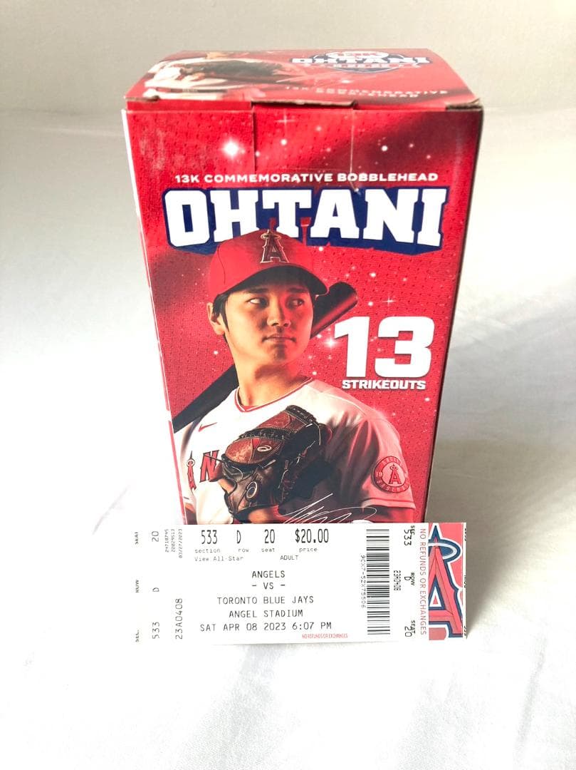 当日チケット付 エンゼルス 大谷翔平 ボブルヘッド 13奪三振 ブルージェイズ戦