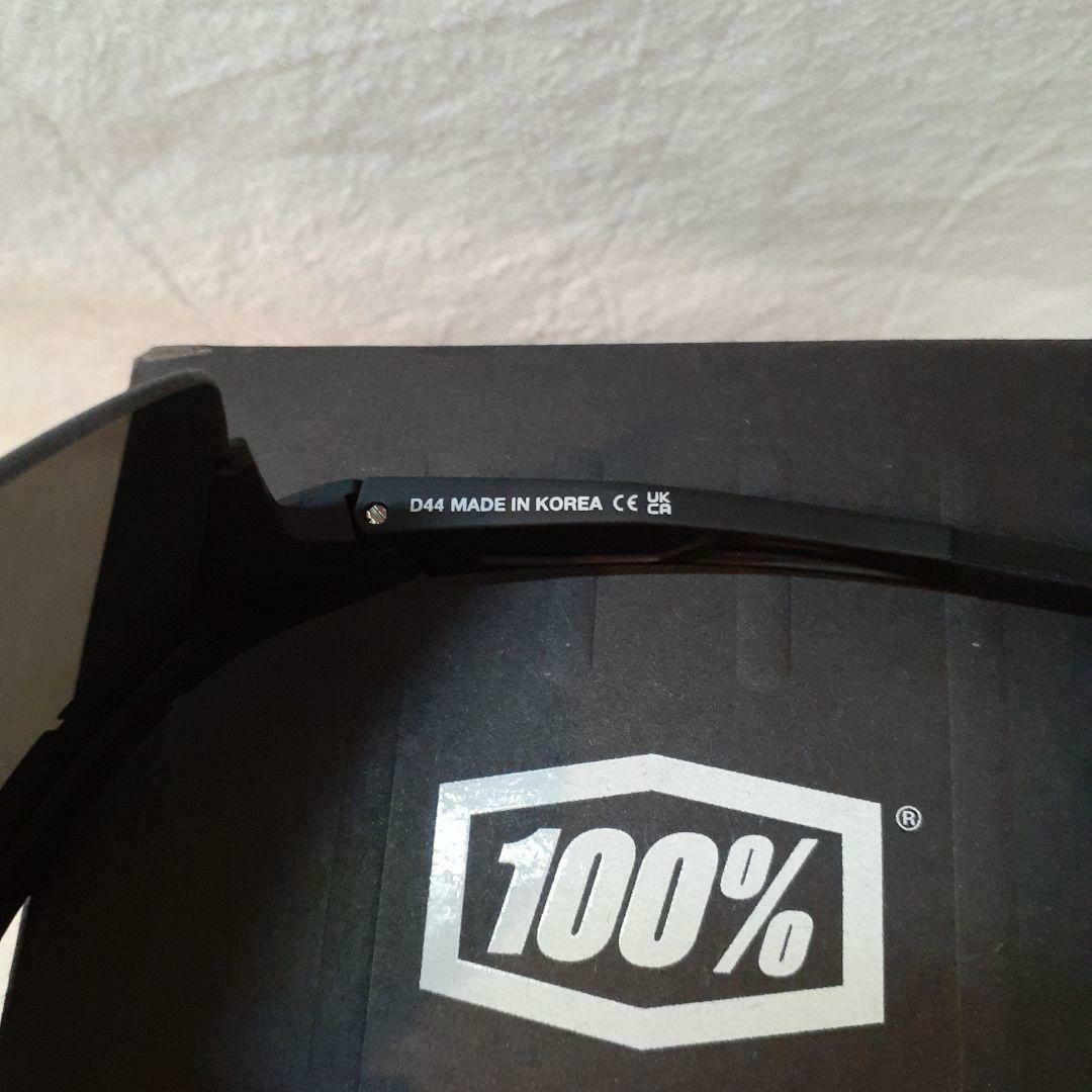 100% SPEEDCRAFT ブラック ワンハンドレッド サングラス