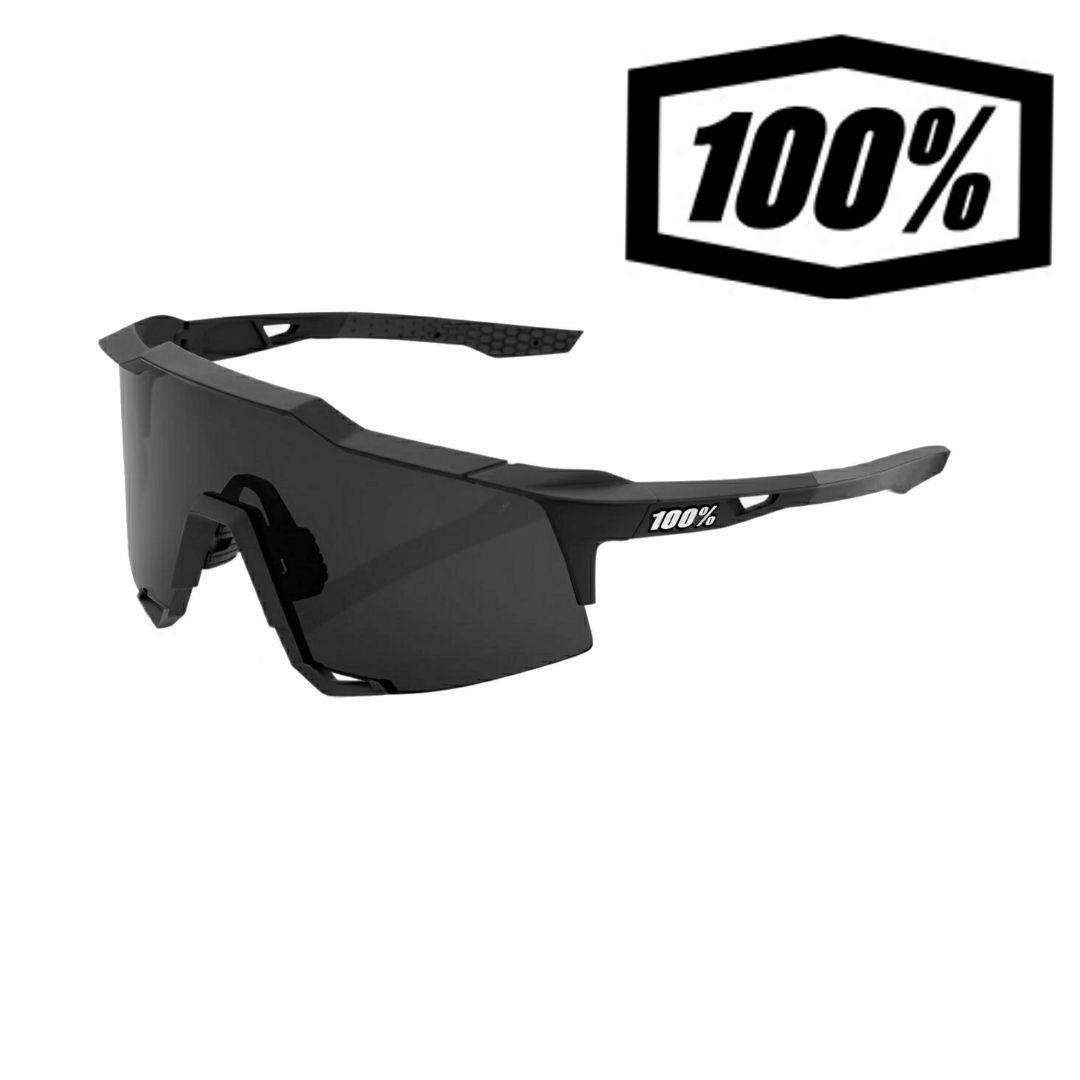100% SPEEDCRAFT ブラック ワンハンドレッド サングラス
