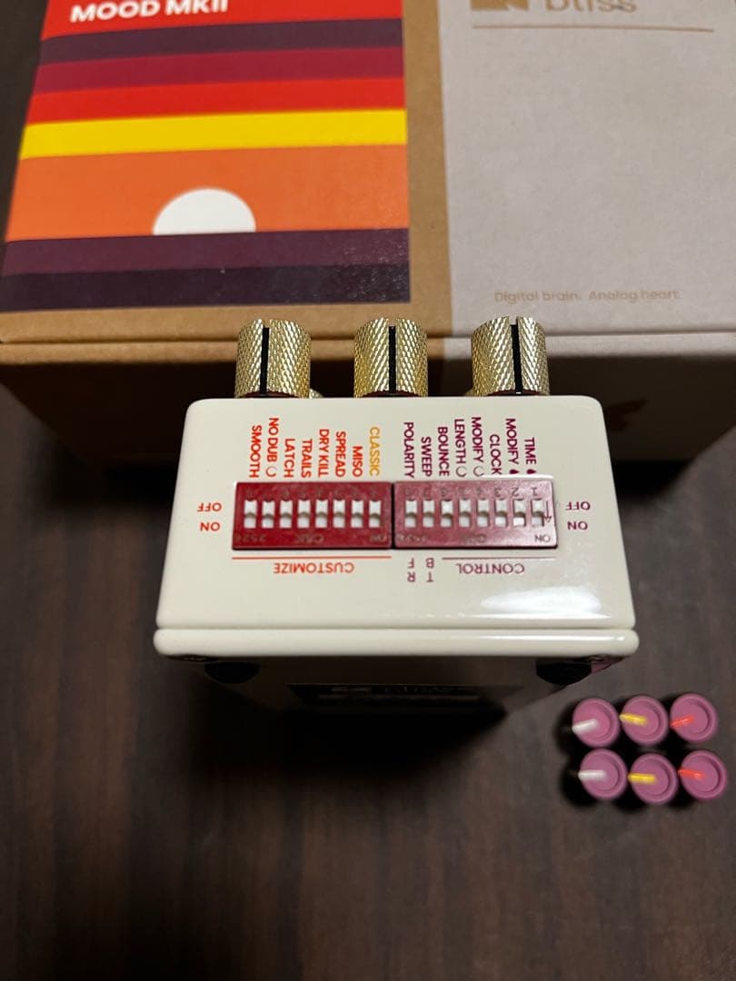 Chase Bliss MOOD MK2デザートフレンズGold knobs