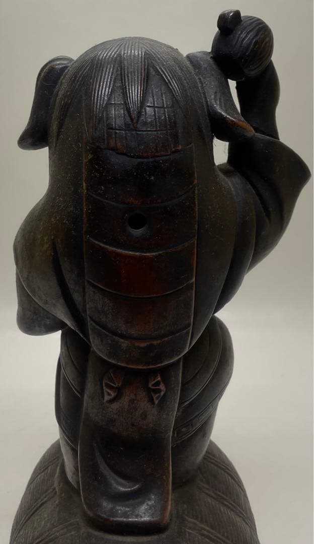 古備前　獅子被　獅子舞　細密細工　大黒天　七福神　縁起物　置物