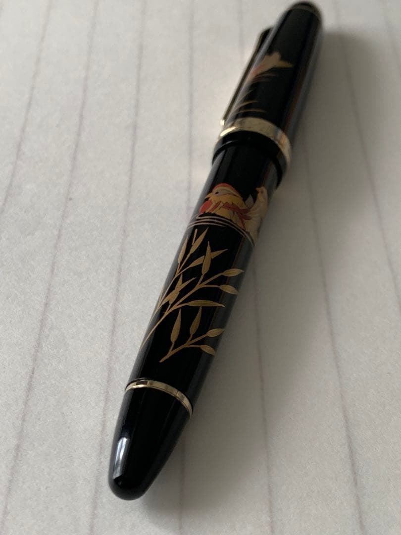 セーラー 14K 万年筆 香仙蒔絵 鴨
