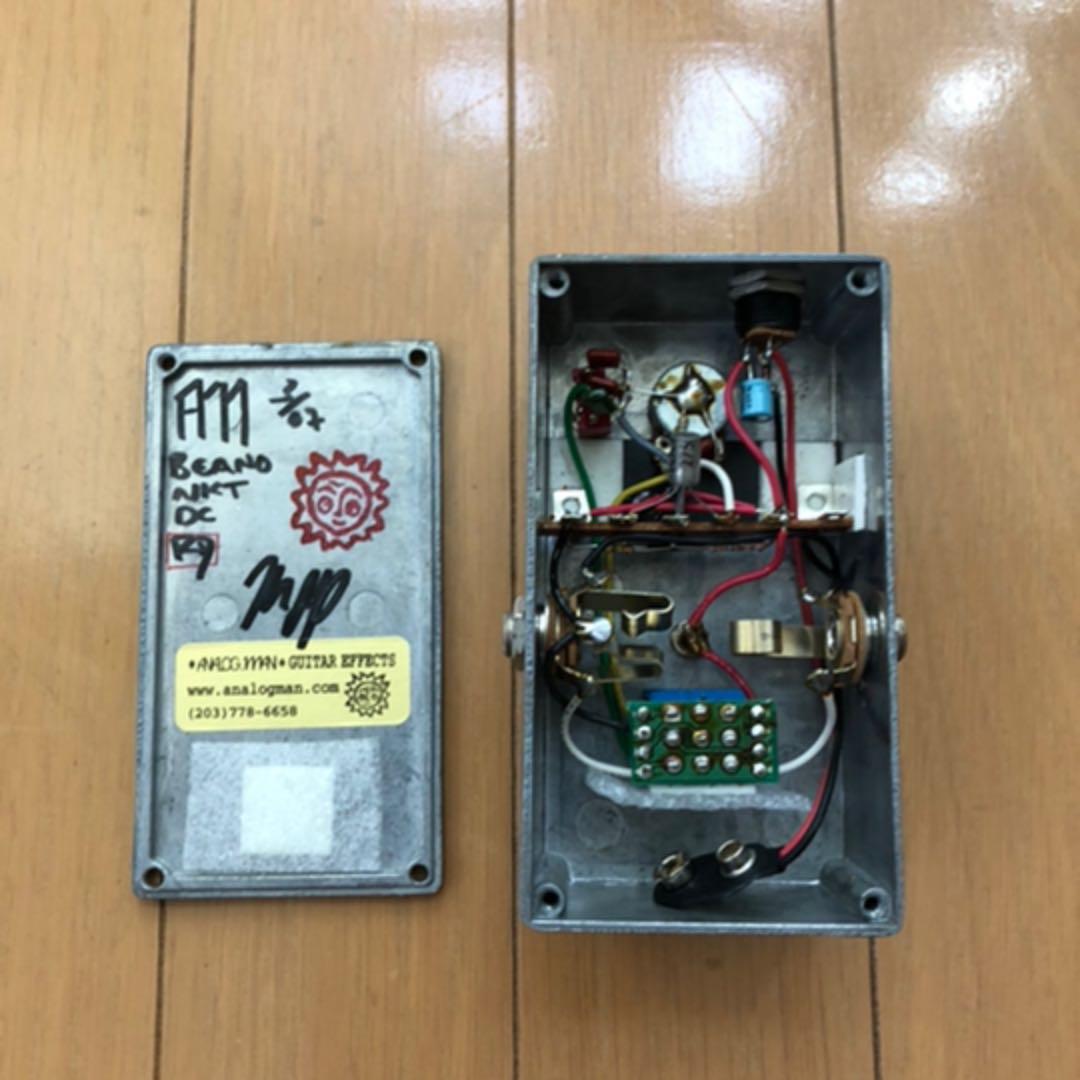 ギター Analog.man Beano Boost NKT275 white Dot