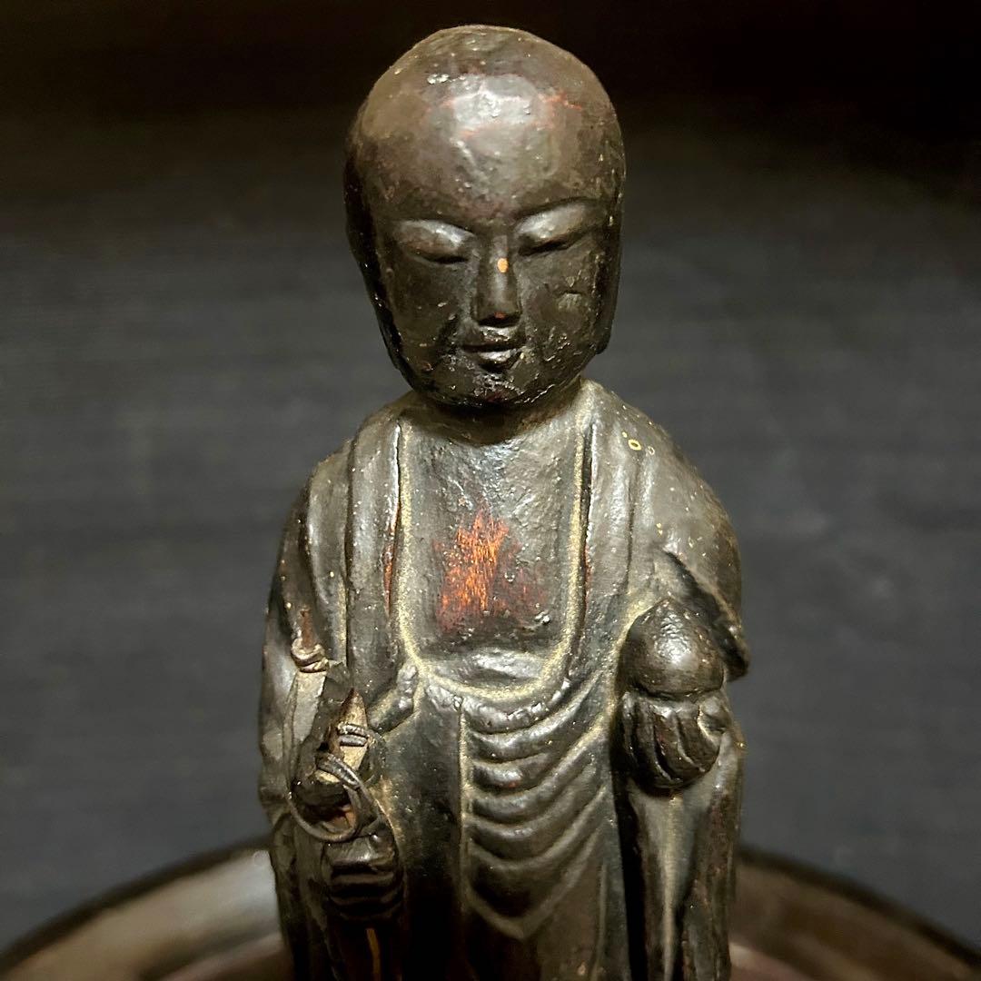 旧家解体時にでた、古い木彫の地蔵尊