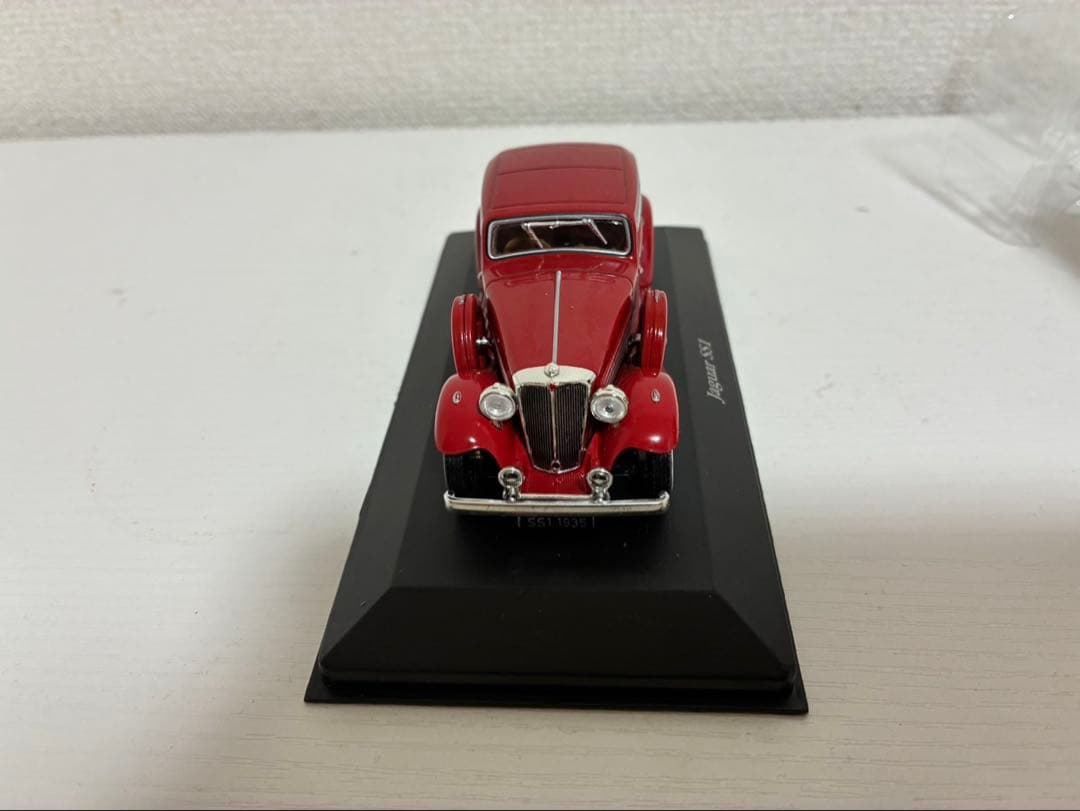 【値下げ】Jaguar SS1 ミニカー 赤色 箱付き