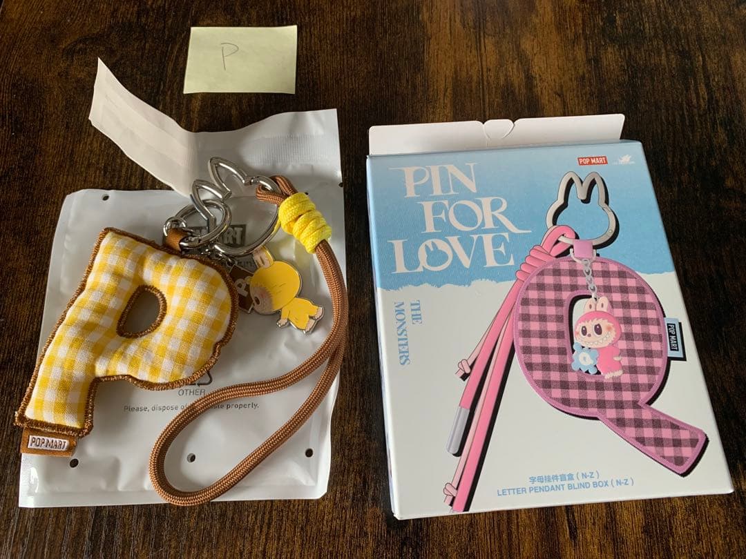 ラブブ PIN FOR LOVE アルファベット ペンダントアソートセット