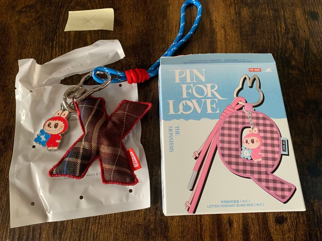 ラブブ PIN FOR LOVE アルファベット ペンダントアソートセット