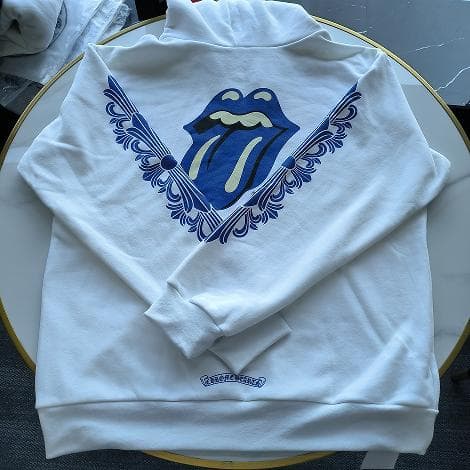 CHROME HEARTSクロムハーツ×ローリングストーンズ ジップパーカーM