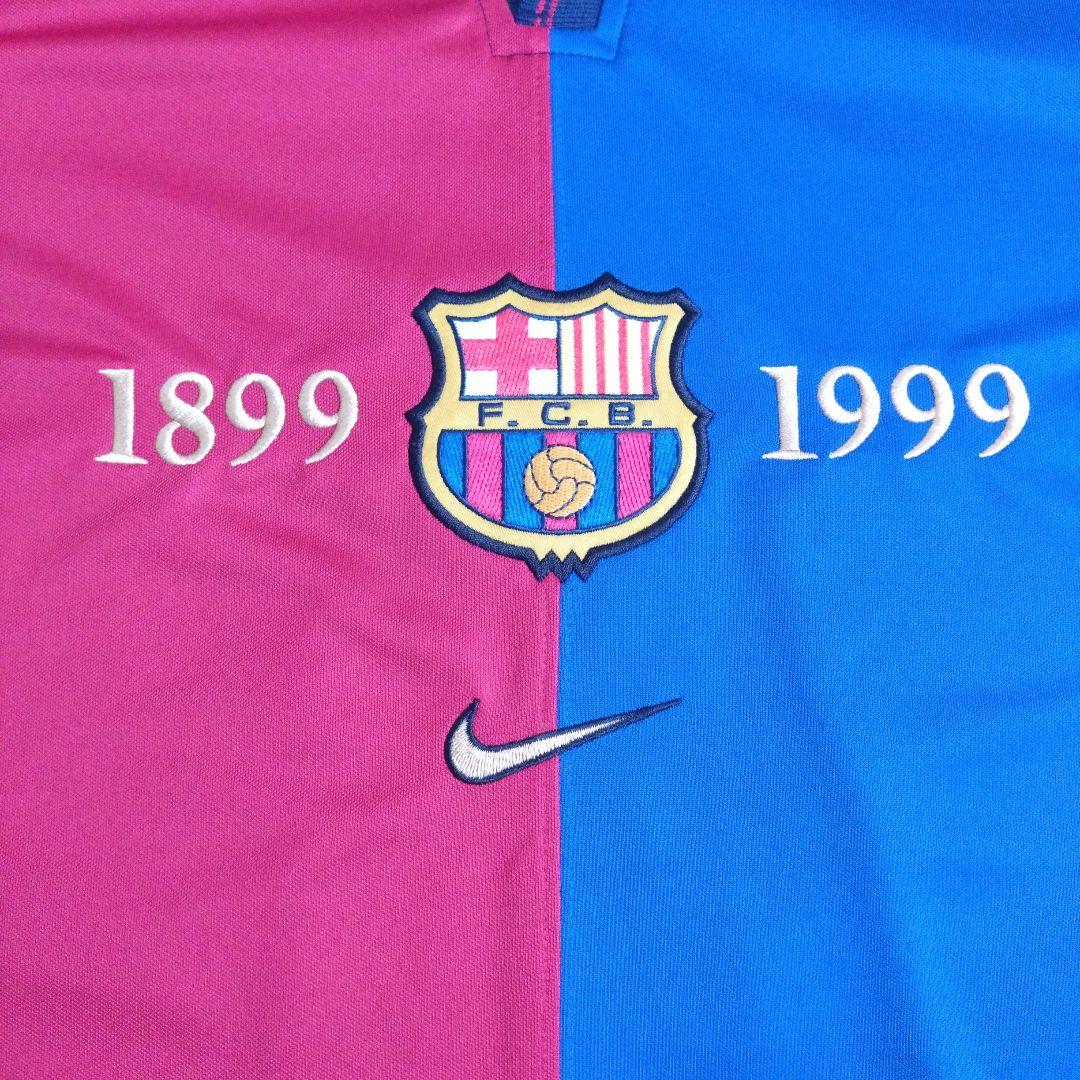 バルセロナ 100周年 ナイキ正規品 復刻 レプリカユニフォーム ホーム 半袖