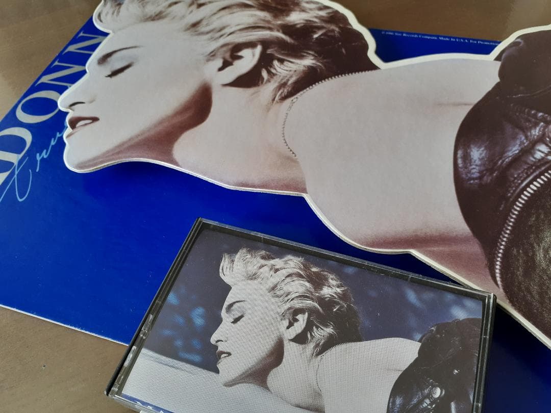 マドンナ　TRUE BLUE　1986年 US製 宣伝用 ディスプレイスタンド