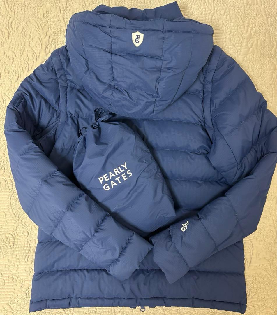 【定価5万円】新品 パーリーゲイツ　2WAYブルゾン　ネイビー／サイズ5