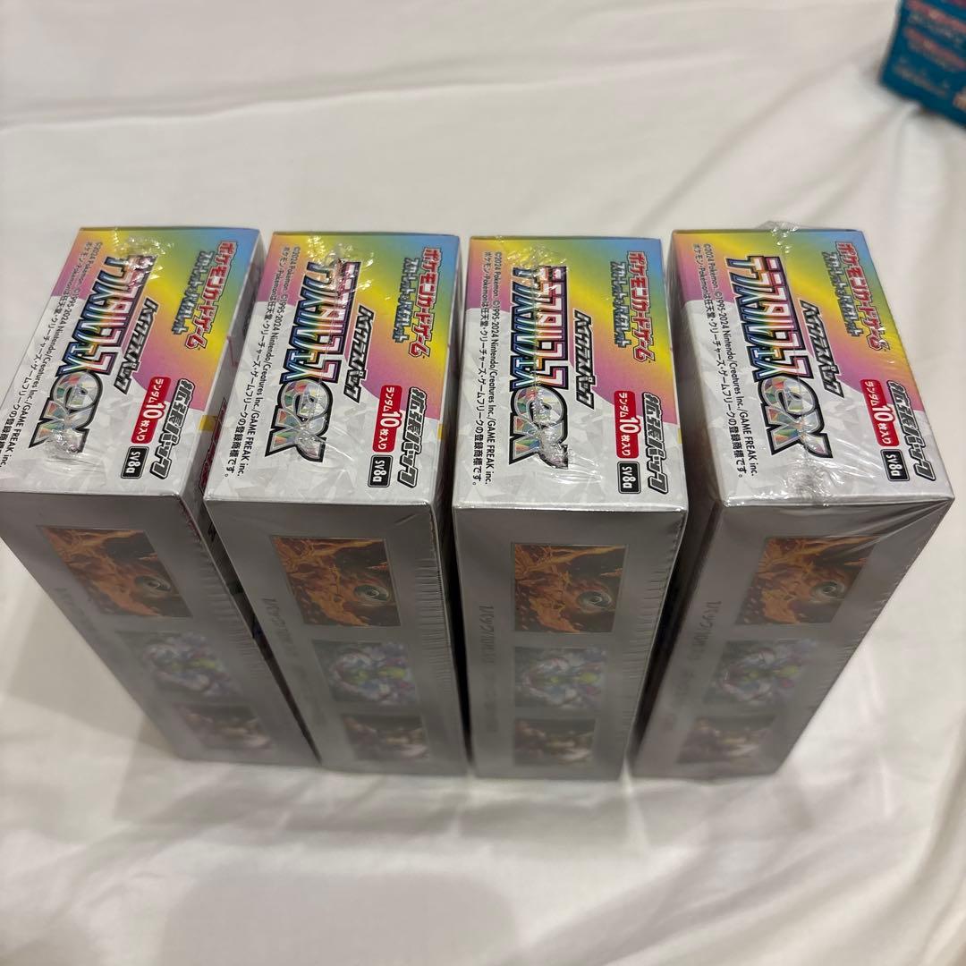 テラスタルフェスex 4box シュリンク付き　ポケモンカード　ポケカ