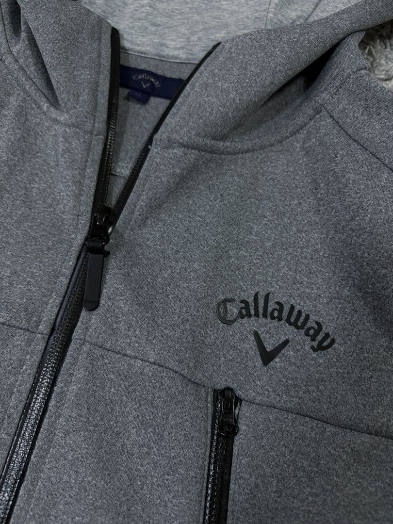 キャロウェイcallawayジップアップ　ダンボールgolfパーカー