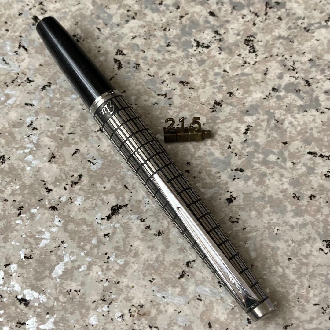 #215 オーバーホール済み 万年筆 PILOT 全格子 Elite 14k