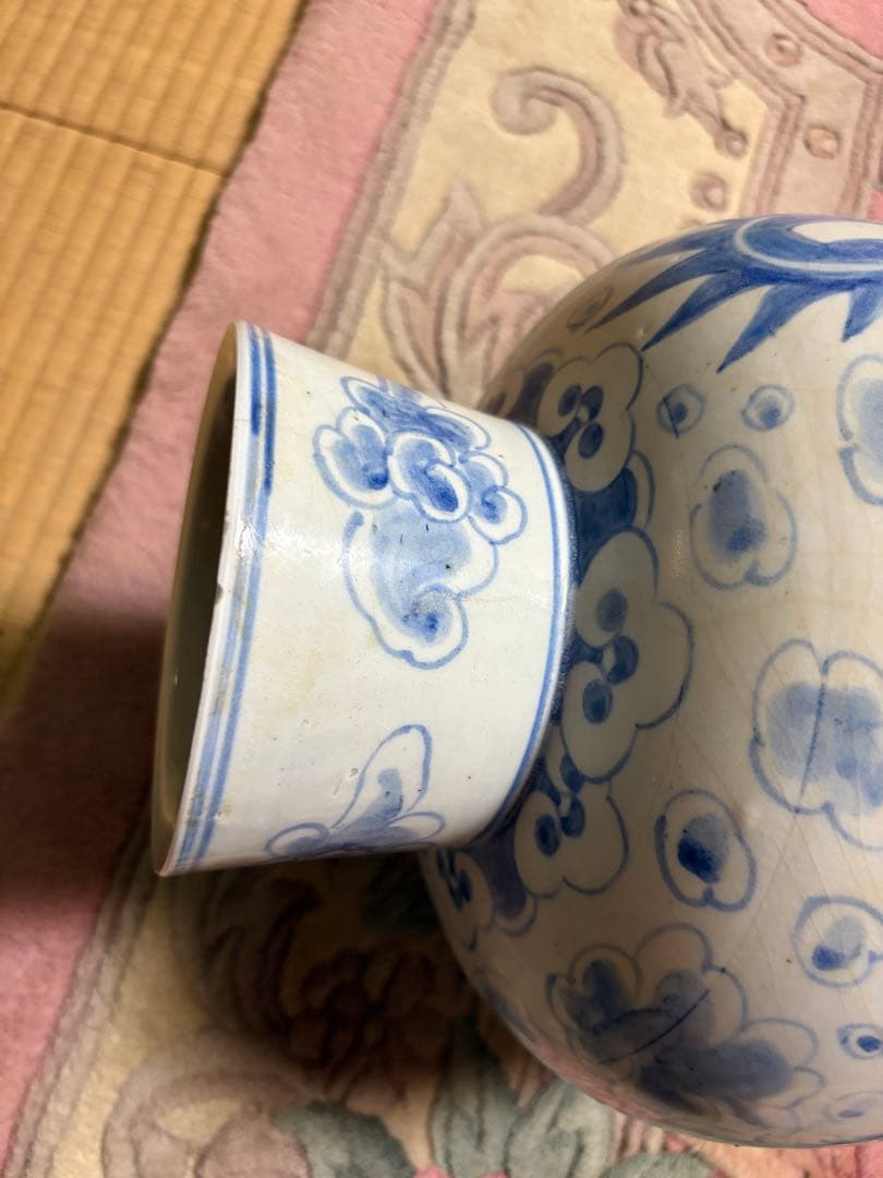 龍　壺　置物
