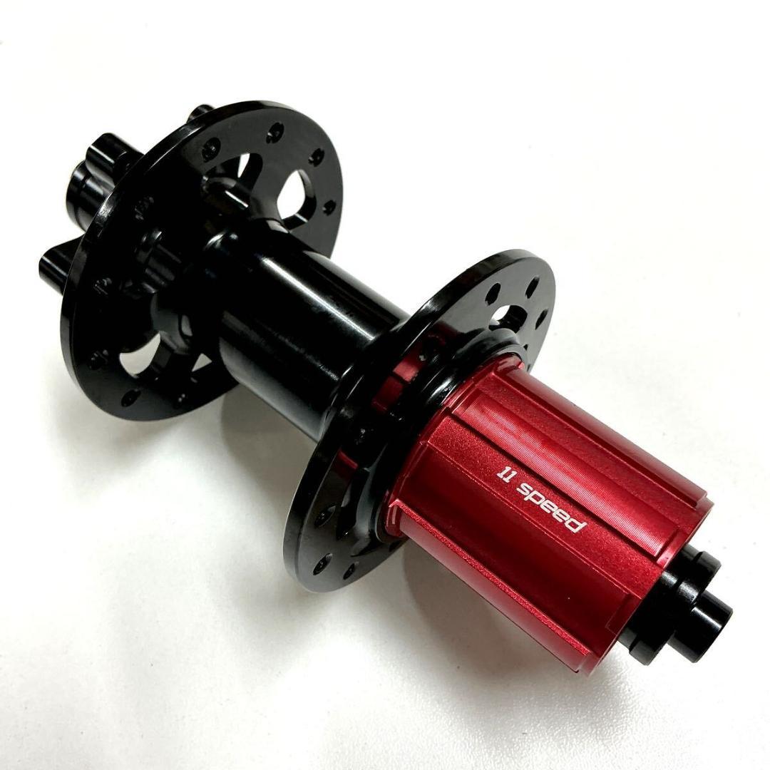 ディスクハブ 100/135mm　ブラック　シマノ11速用　超軽量　未使用新品