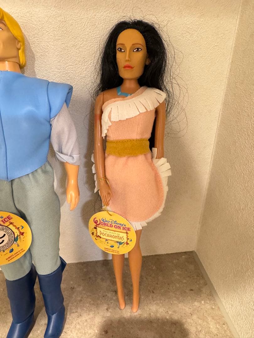 【美品】Disney⭐︎ポカホンタス＆ジョン・スミス フィギュアセット