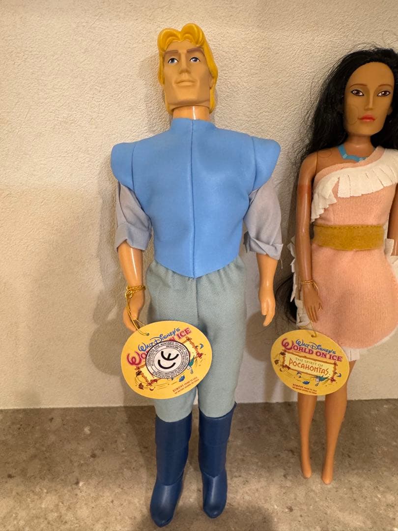 【美品】Disney⭐︎ポカホンタス＆ジョン・スミス フィギュアセット