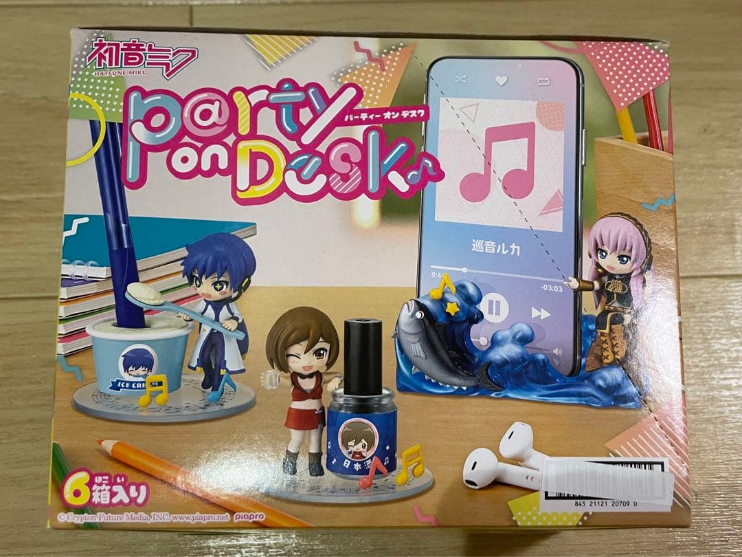 【未開封品】初音ミク party on Desk フィギュアセット 全6種